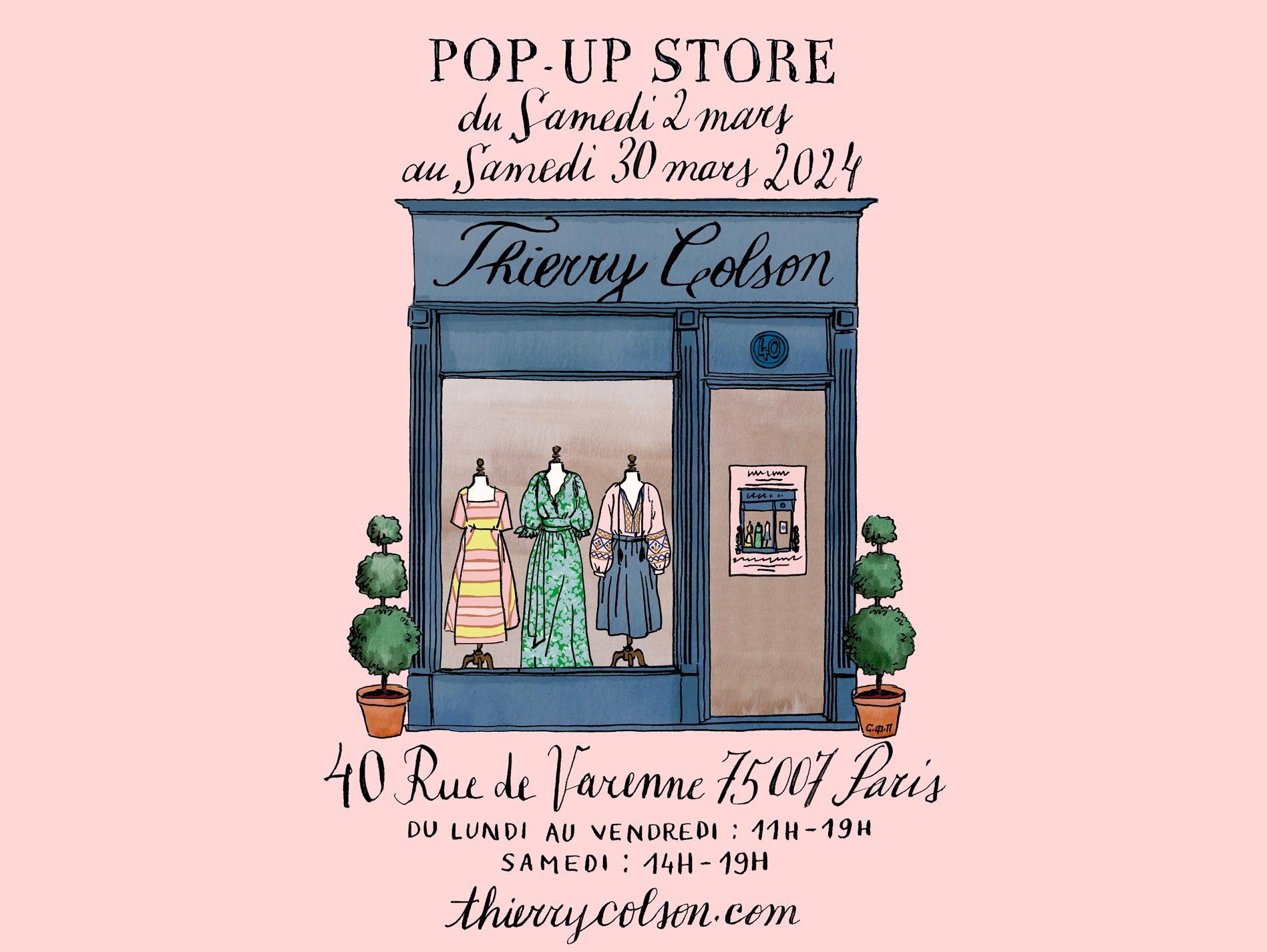 Pop Up Store Paris Rive Gauche - SAVE THE DATE