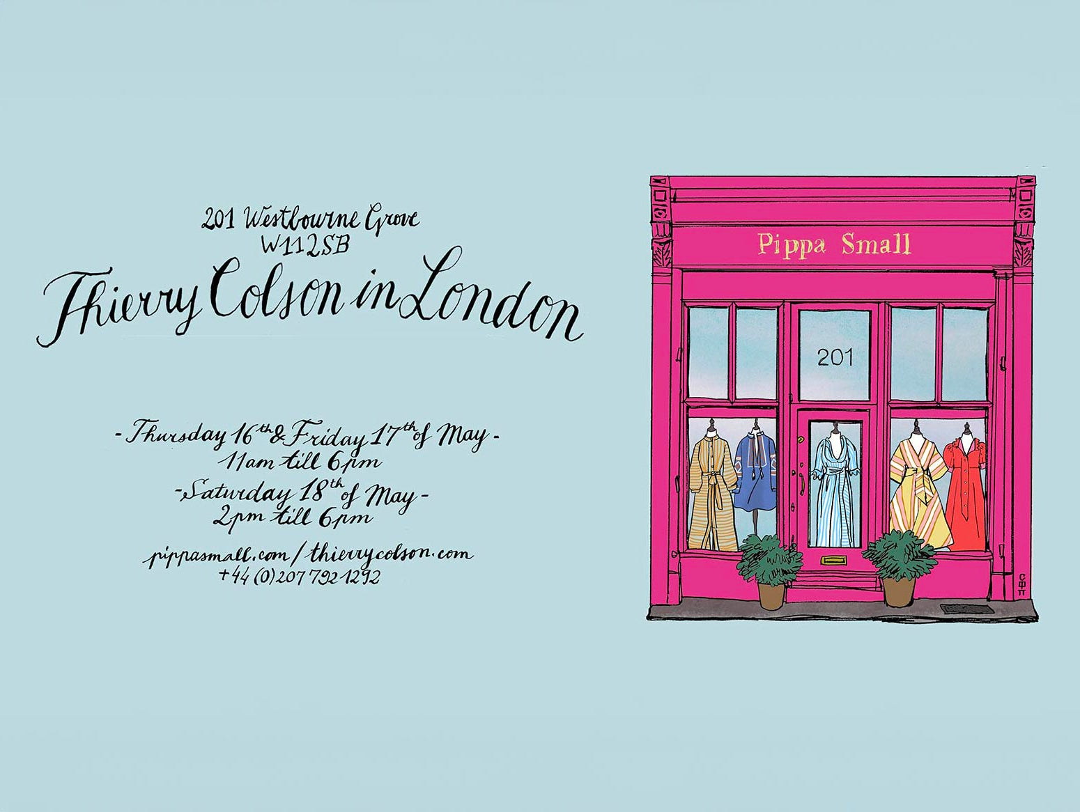 Thierry Colson in London @ Pippa Small