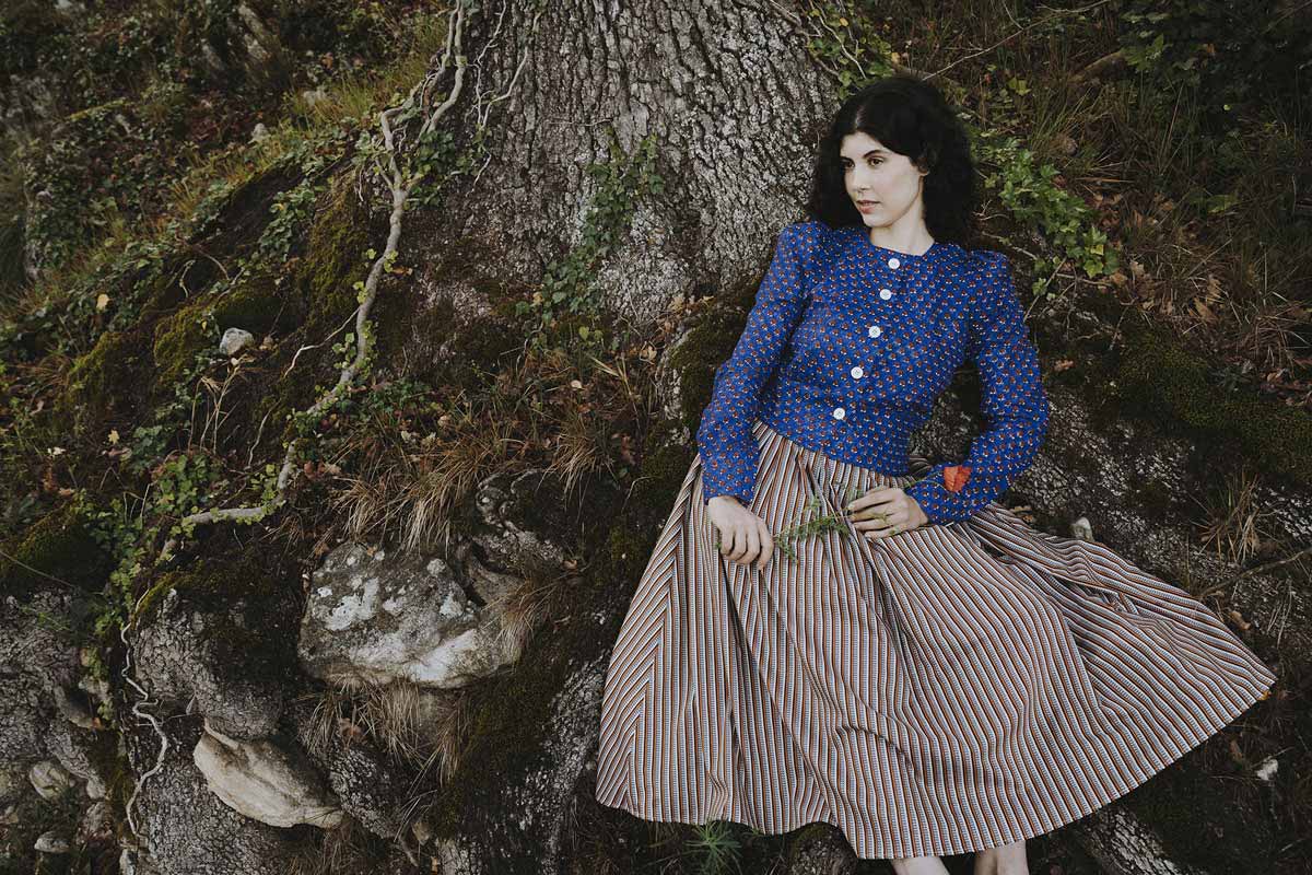 Thierry Colson Arabella Jacket Cobalt Blue Rustu Orange Pre Spring 2024