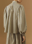 Back view of Yana Yellow Blouse - Pre Spring 2024 - Thierry Colson