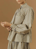 Detail of Yana Yellow Blouse - Pre Spring 2024 - Thierry Colson