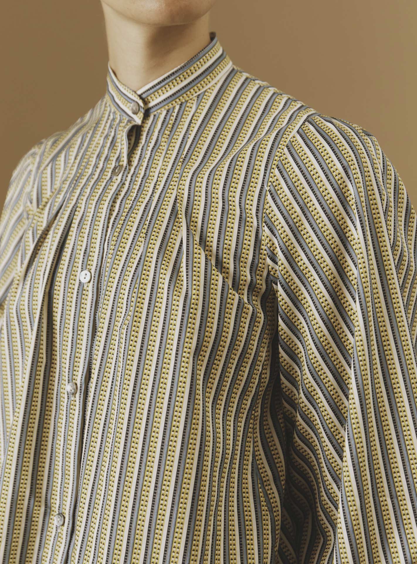 Close-up of Yana Yellow Blouse - Pre Spring 2024 - Thierry Colson