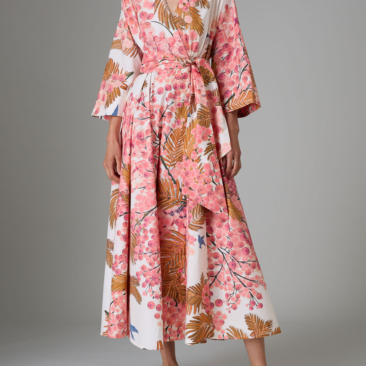 Almudena Dress – Kaftan Meets Kimono for Pre-Spring 2025 by Thierry Coslon  – Thierry Colson