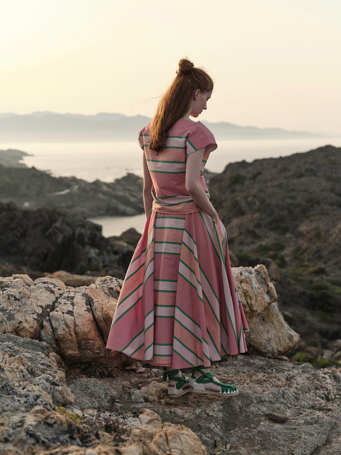 Thierry Colson Lookbook SS24 photographed by Stéphane Gautronneau - Ida top & Audrey Skirt
