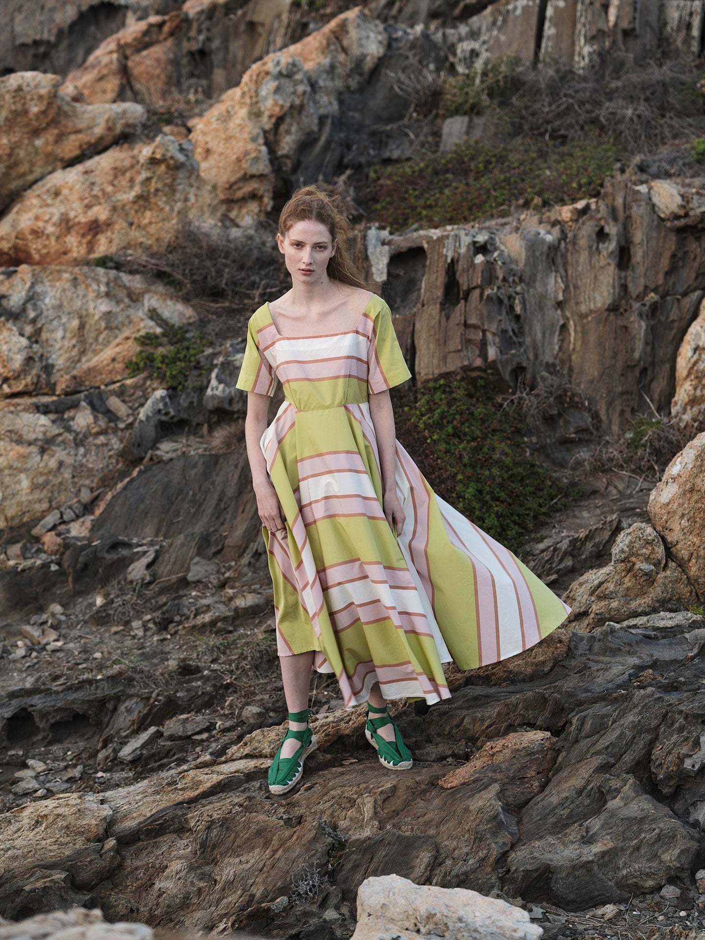 Thierry Colson Lookbook SS24 photographed by Stéphane Gautronneau - Allegria dress