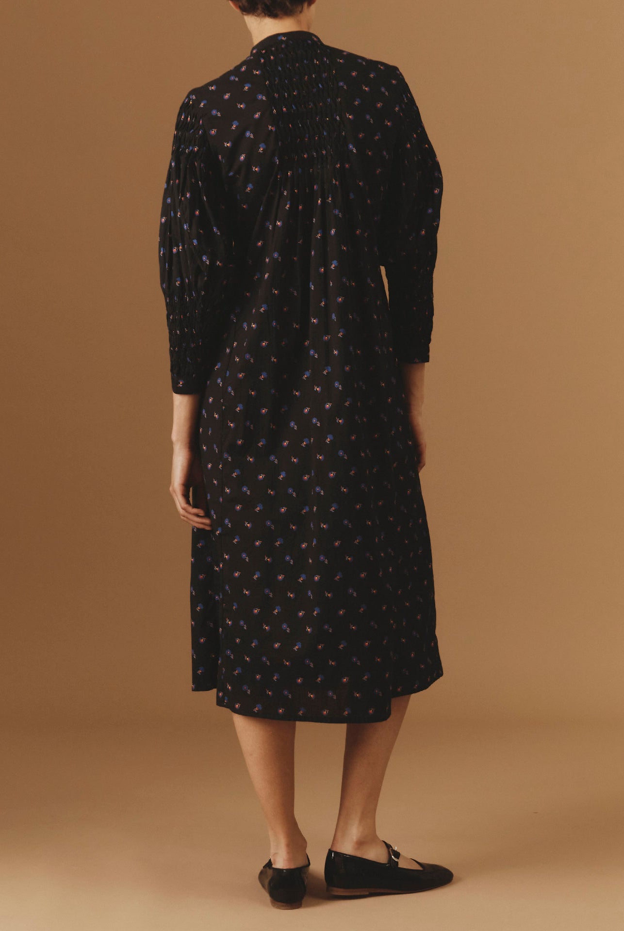 Back view of Yvana Black dress by Thierry Colson - Pre Spring 2024