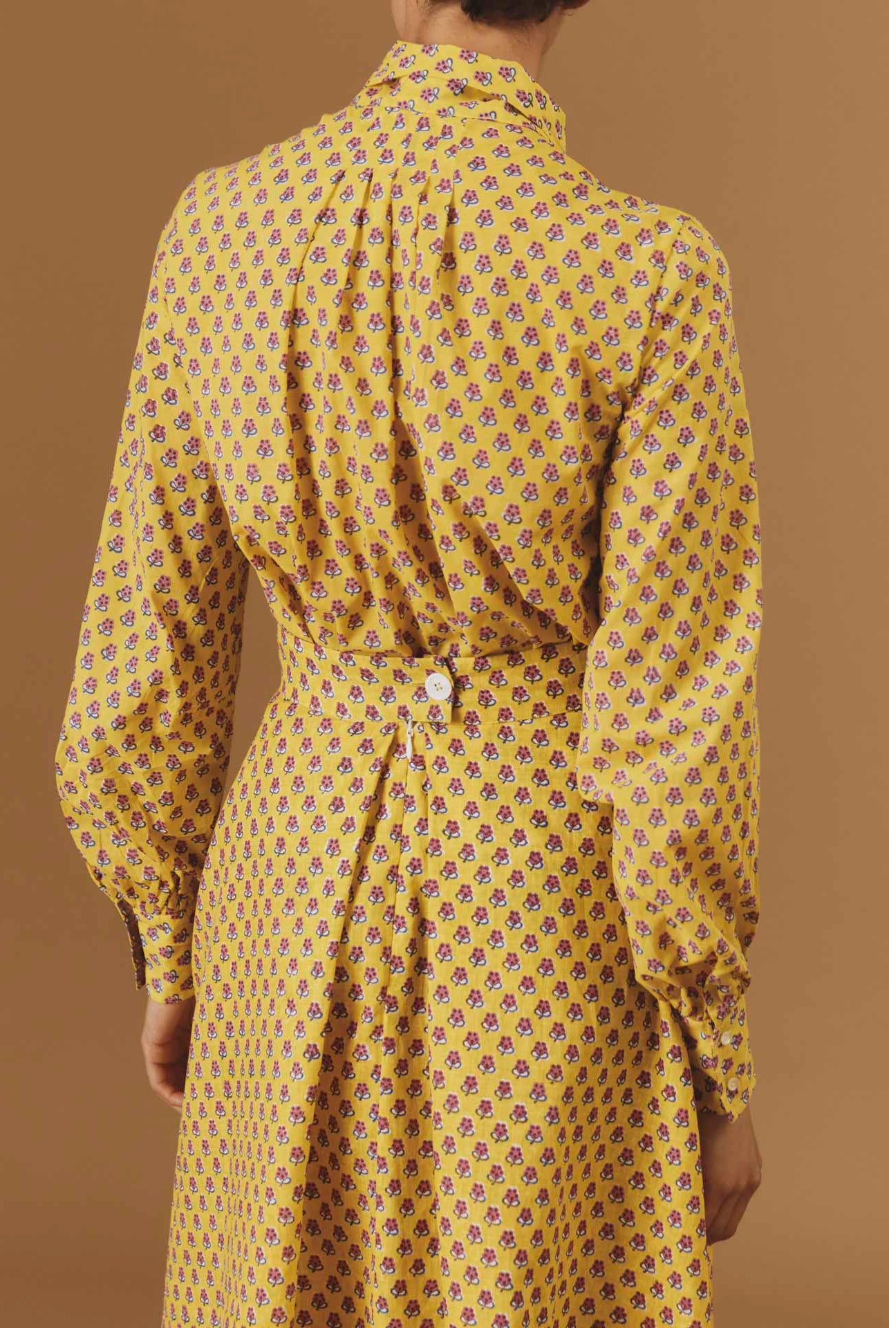 Thierry Colson Alba Blouse Yellow Magenta Pre Spring 2024