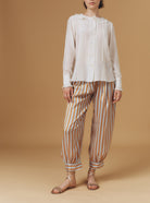 Large view of Zulaika Boutis Off White Blouse by Thierry Colson