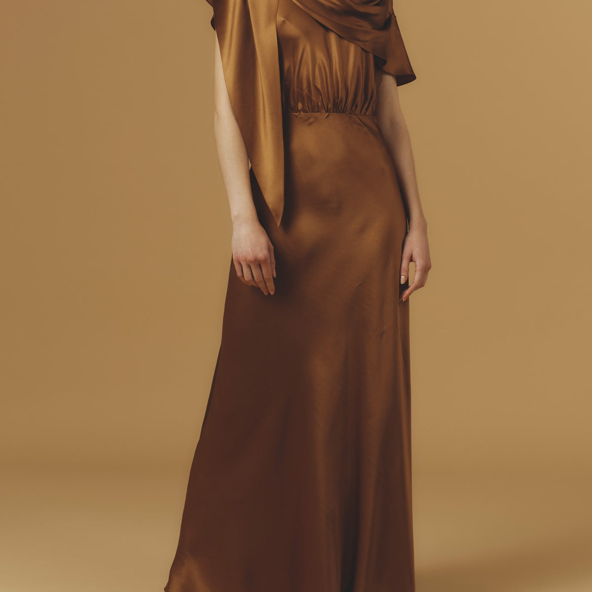 Thierry Colson Whitney Dress long - Silk