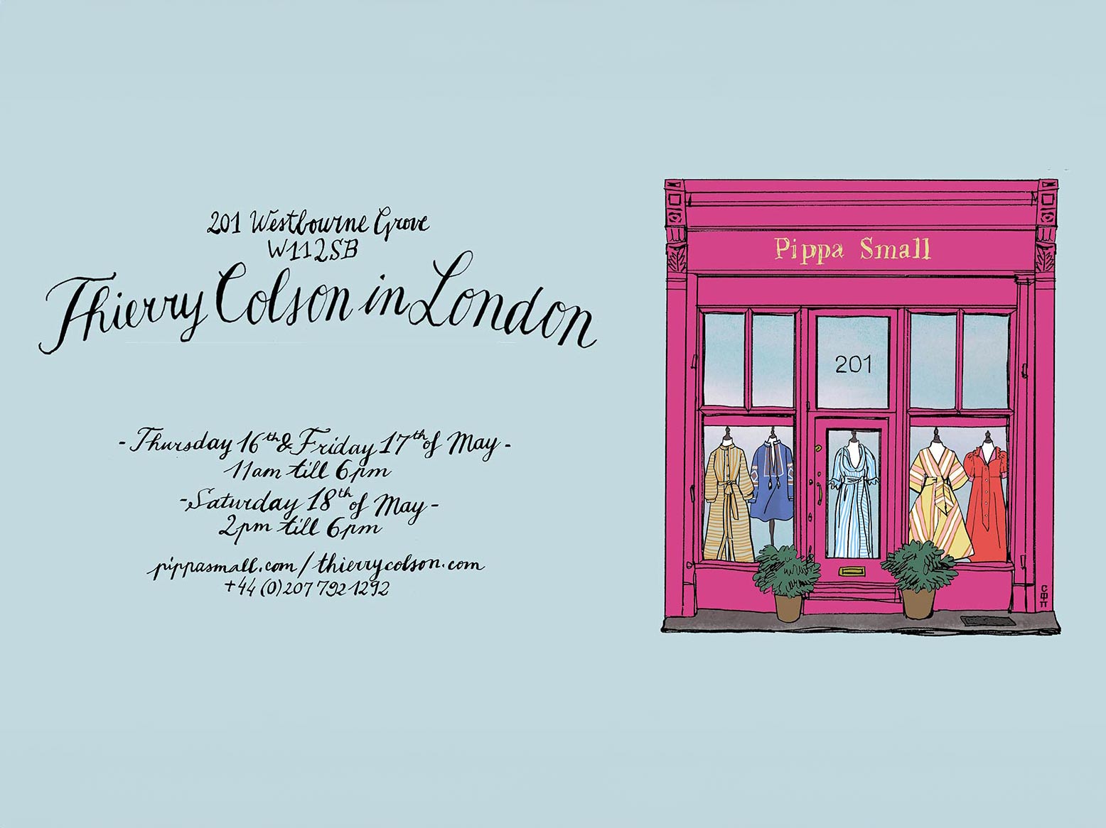 Thierry Colson in London @ Pippa Small