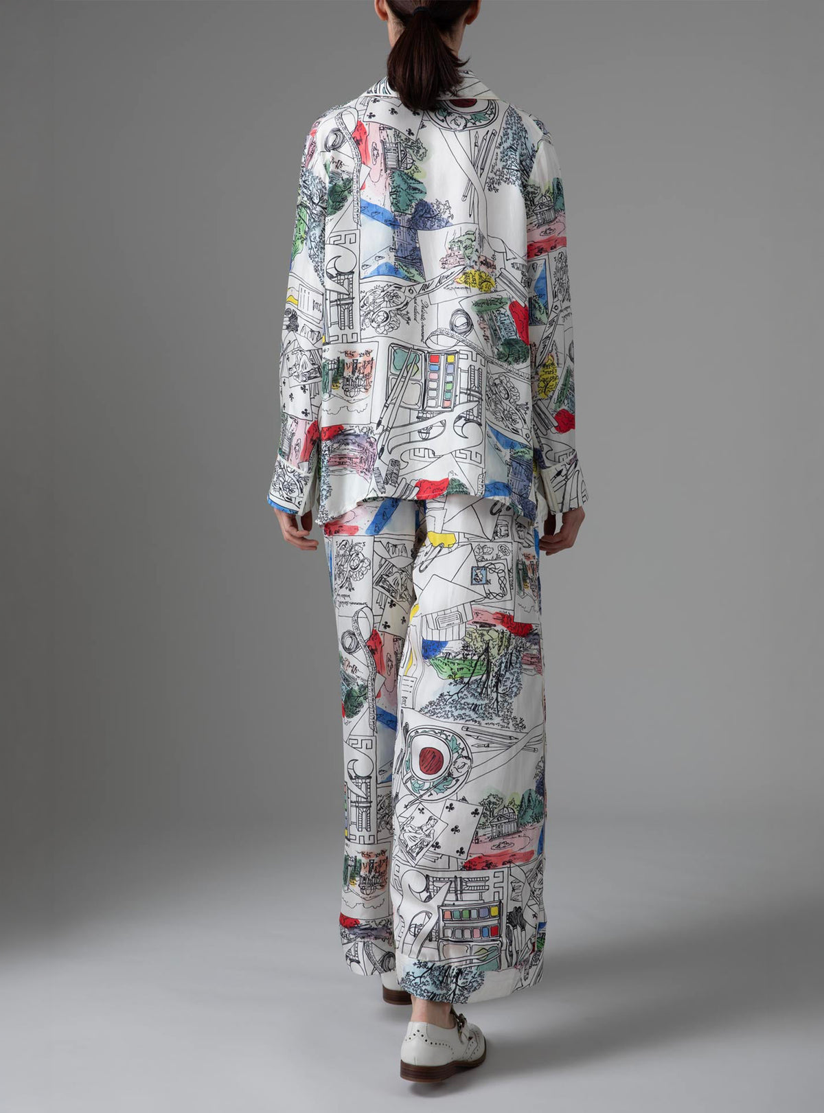 Albertine Pajamas - TCxSFP - Scarf pattern