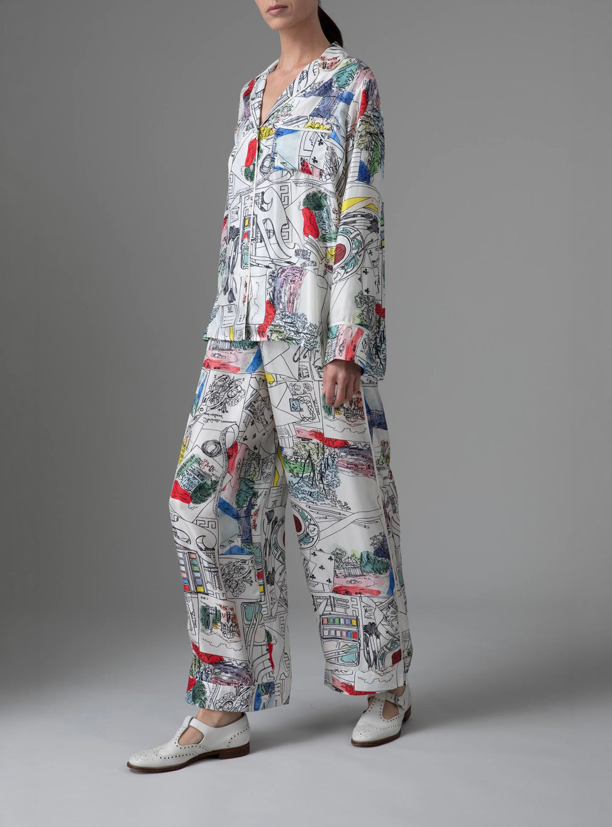 Albertine Pajamas - TCxSFP - Scarf pattern