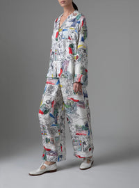 Albertine Pajamas - TCxSFP - Scarf pattern