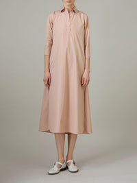 Angelica Dress - Lady Poplin - Biscuit