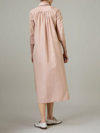 Angelica Dress - Lady Poplin - Biscuit
