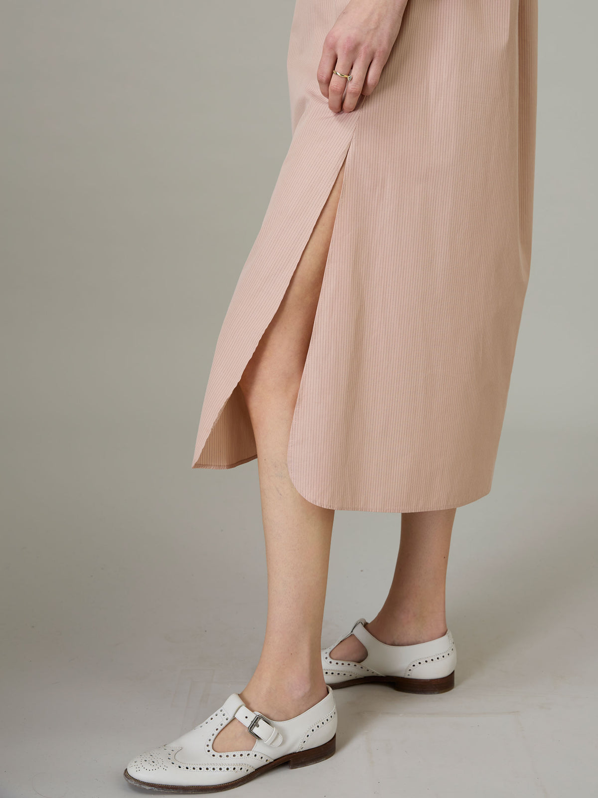 Angelica Dress - Lady Poplin - Biscuit