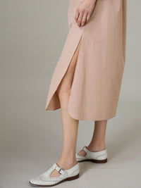 Angelica Dress - Lady Poplin - Biscuit