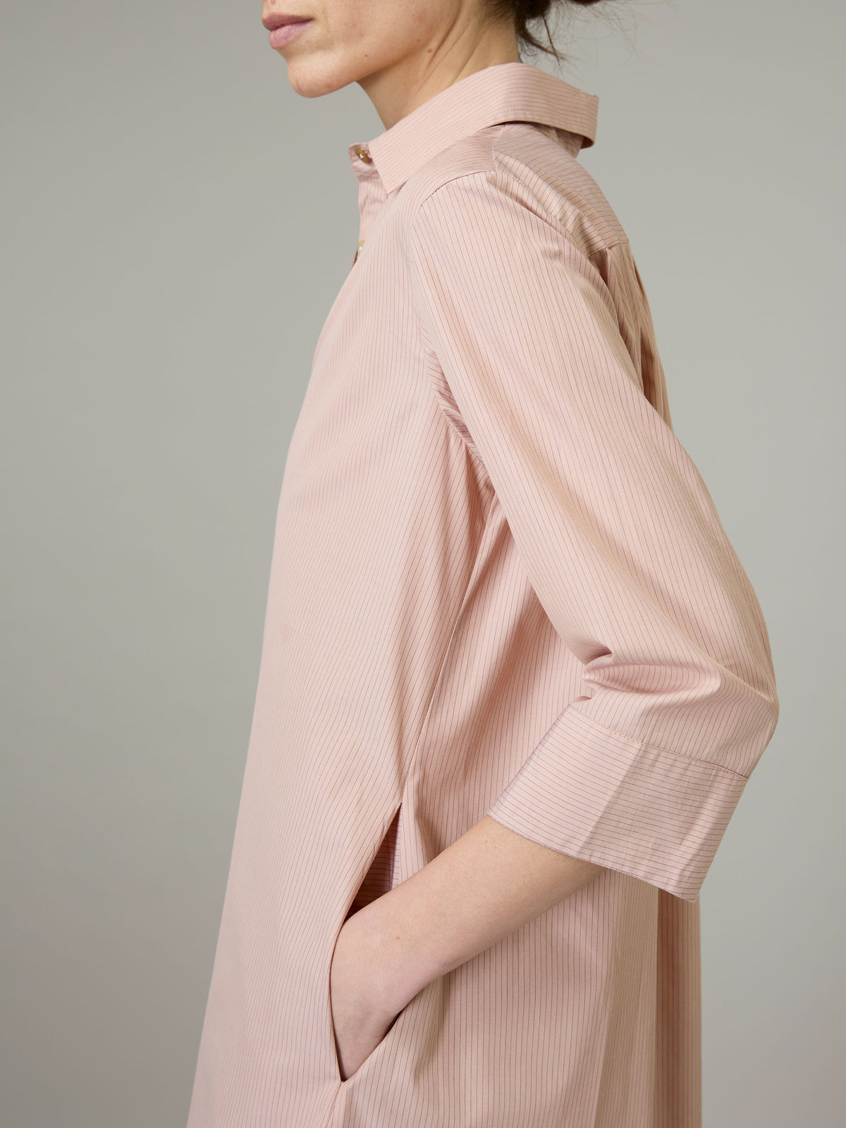 Angelica Dress - Lady Poplin - Biscuit