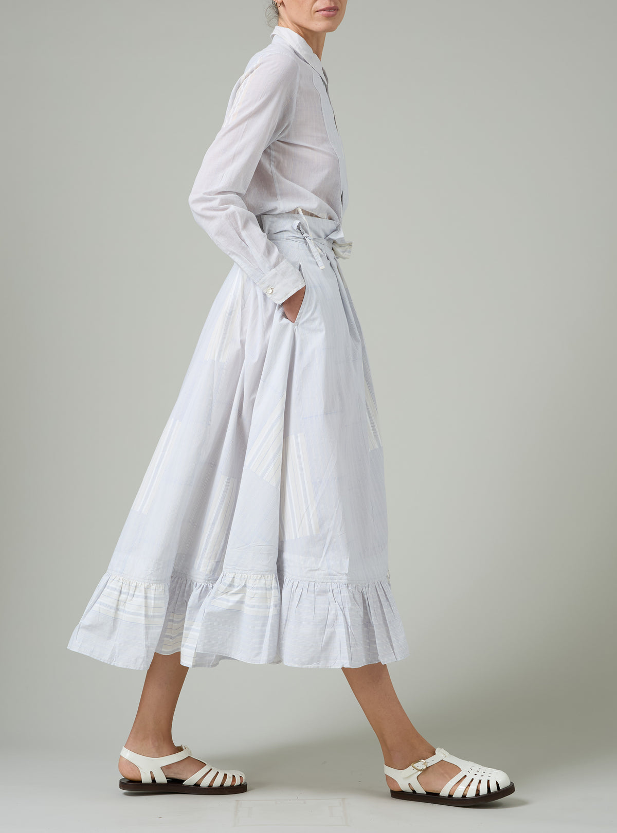 Tasha Petticoat Skirt - Pirate Stripes - Cloud & Neel