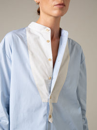 Baptiste Unisex Shirt - Lady Poplin - Office Blue