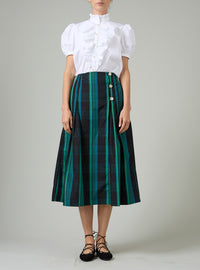 Bibiana Blouse - White Poplin - White