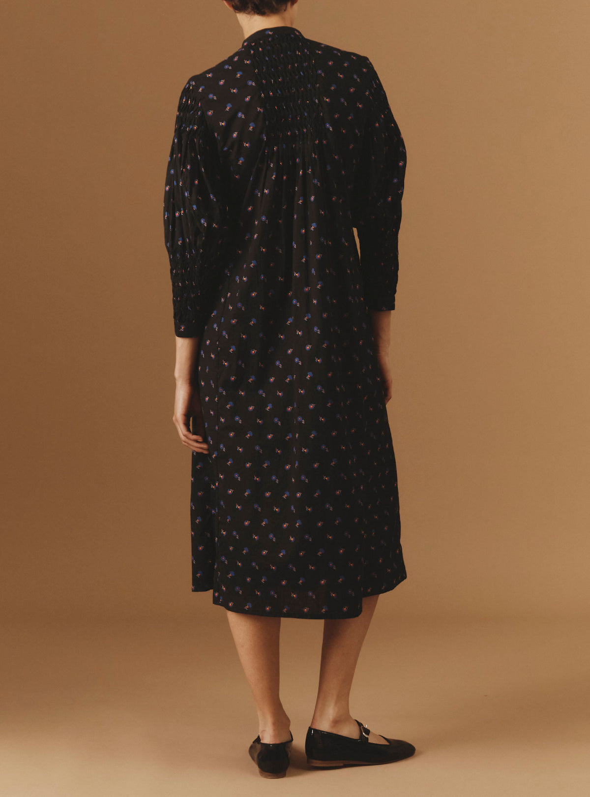 Back view of Yvana Black dress by Thierry Colson - Pre Spring 2024