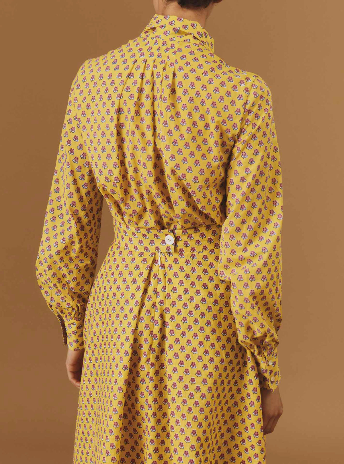 Thierry Colson Alba Blouse Yellow Magenta Pre Spring 2024