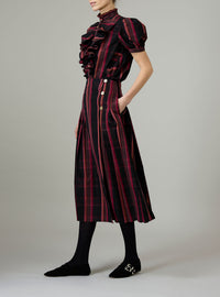 Bibiana Blouse - Ghost Tartan - Pink