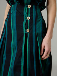 Brenda Skirt - Ghost Tartan - Green