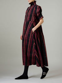 Venetia Dress - Ghost Tartan - Pink