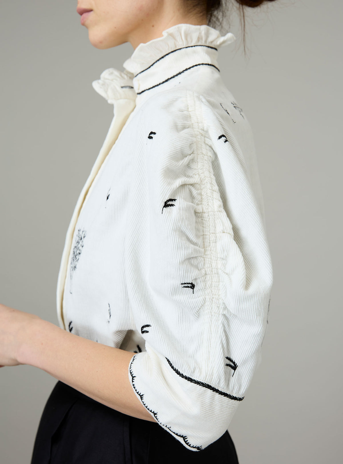 Vita Blouse - Pavilion Embroidery - Off White