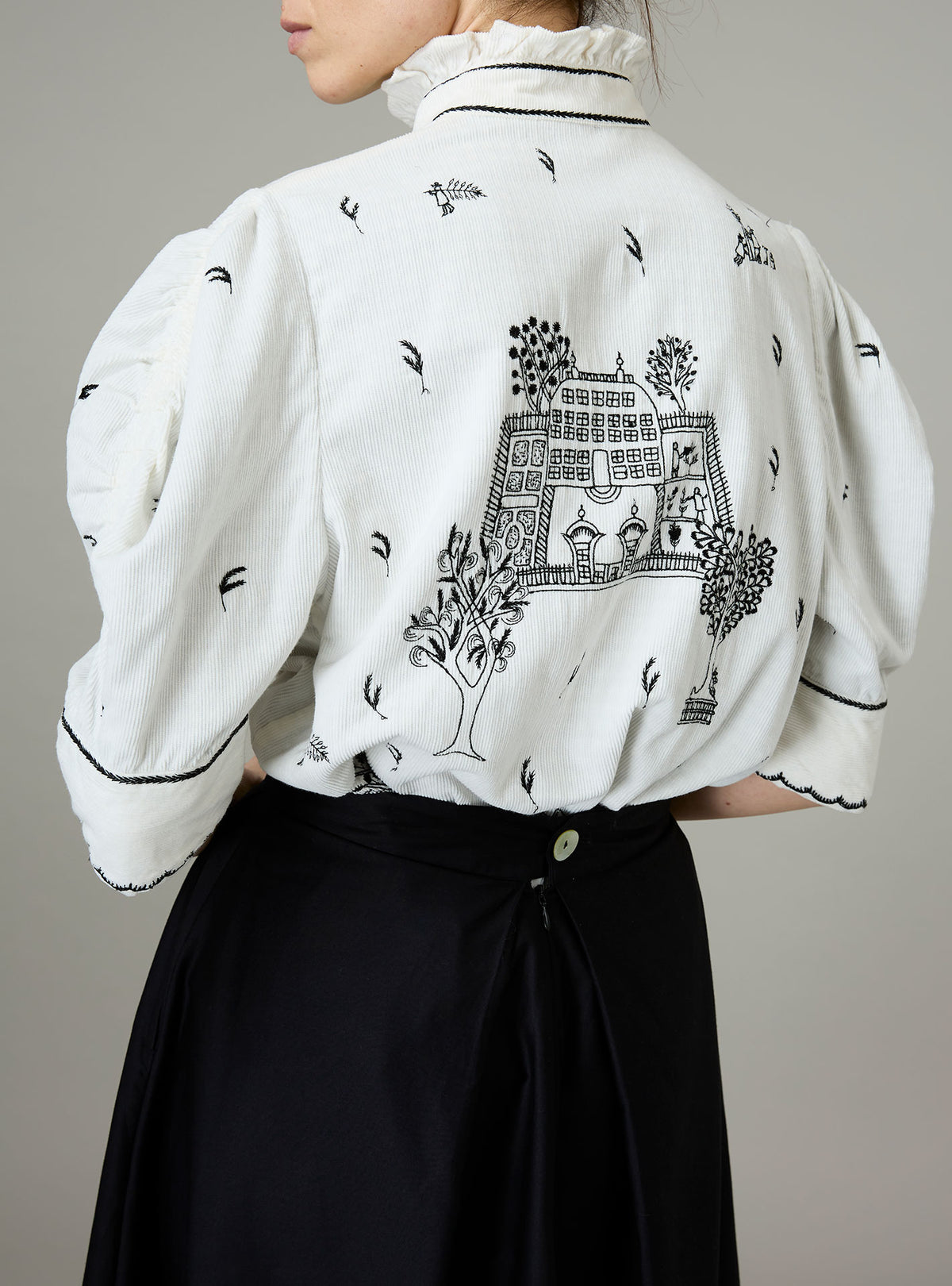 Vita Blouse - Pavilion Embroidery - Off White