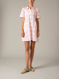Boa mini Dress - Safari Vichy - Pink