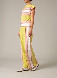 Ida Top - Samarkand Stripes - Pink / Lemon