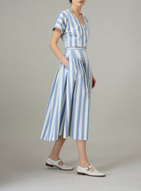 Bianca Vest - Lido Stripes - Storm Blue