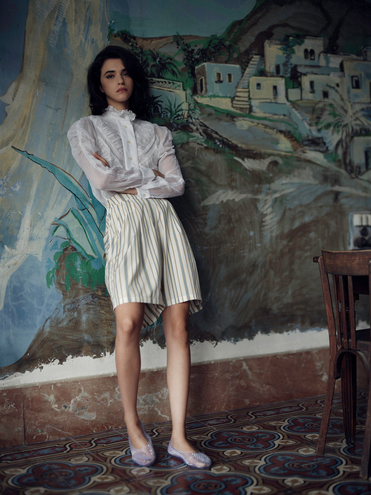 Wind Blouse - Off White - Gilded Age Ruffles