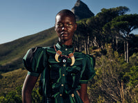 Bibiana Blouse - Ghost Tartan - Green