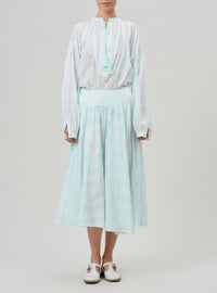 Pamela Skirt - Mint - Floral Eyelet