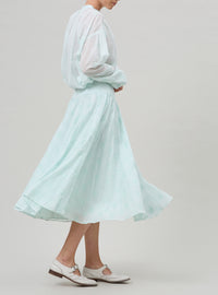 Pamela Skirt - Mint - Floral Eyelet