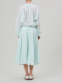 Pamela Skirt - Mint - Floral Eyelet
