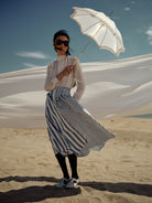 Teresa Blouse & Zazou lido Skirt by Thierry Colson shooting by Stephane Gautronneau