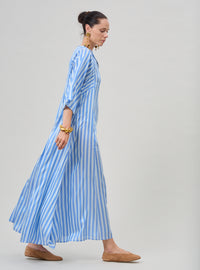 Rachel Kaftan - Bouboulina Stripes - Sapphire & Pearl Grey