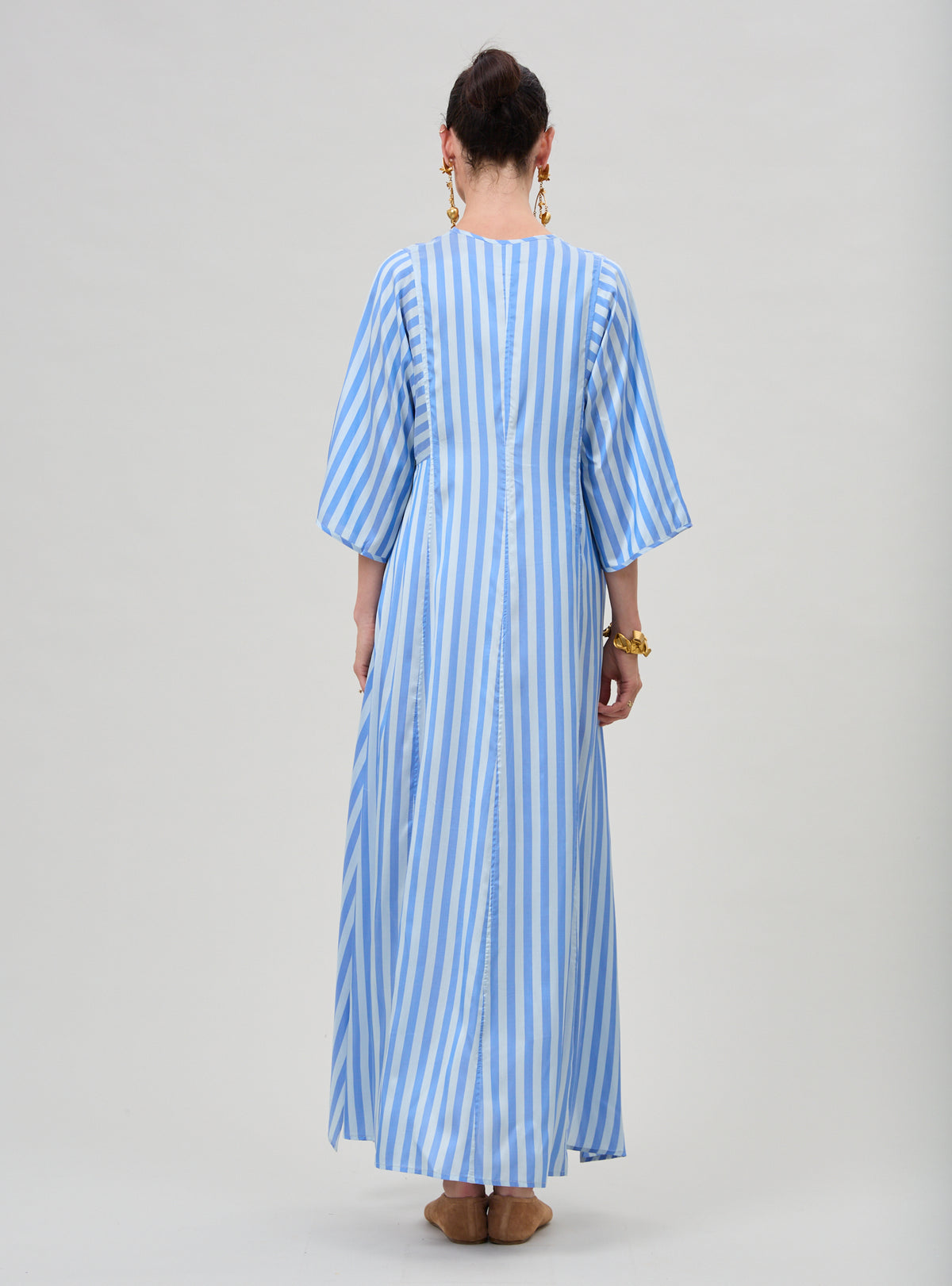 Rachel Kaftan - Bouboulina Stripes - Sapphire & Pearl Grey