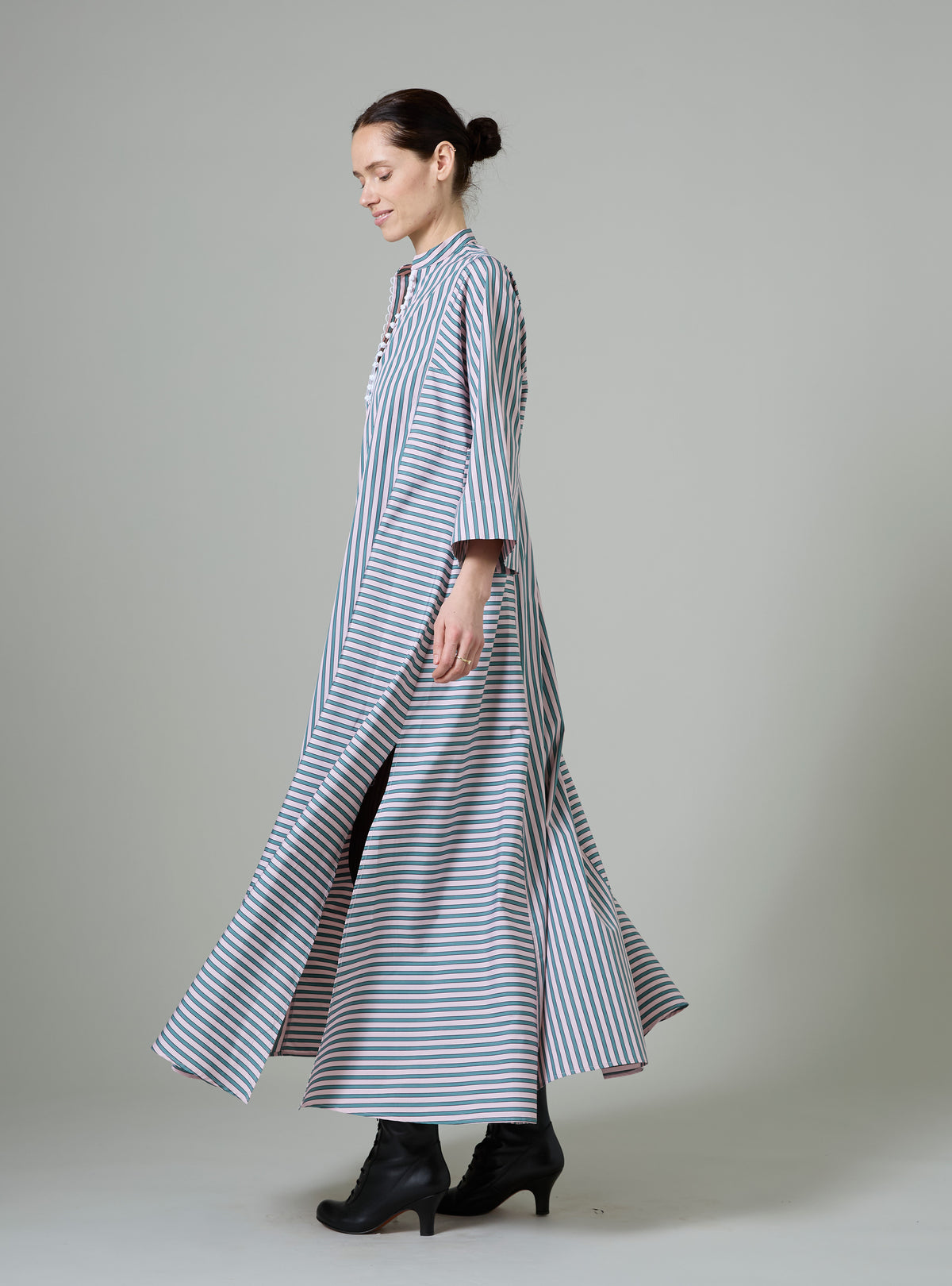 Rachel Kaftan - Pink & Teal - Ascott Stripes