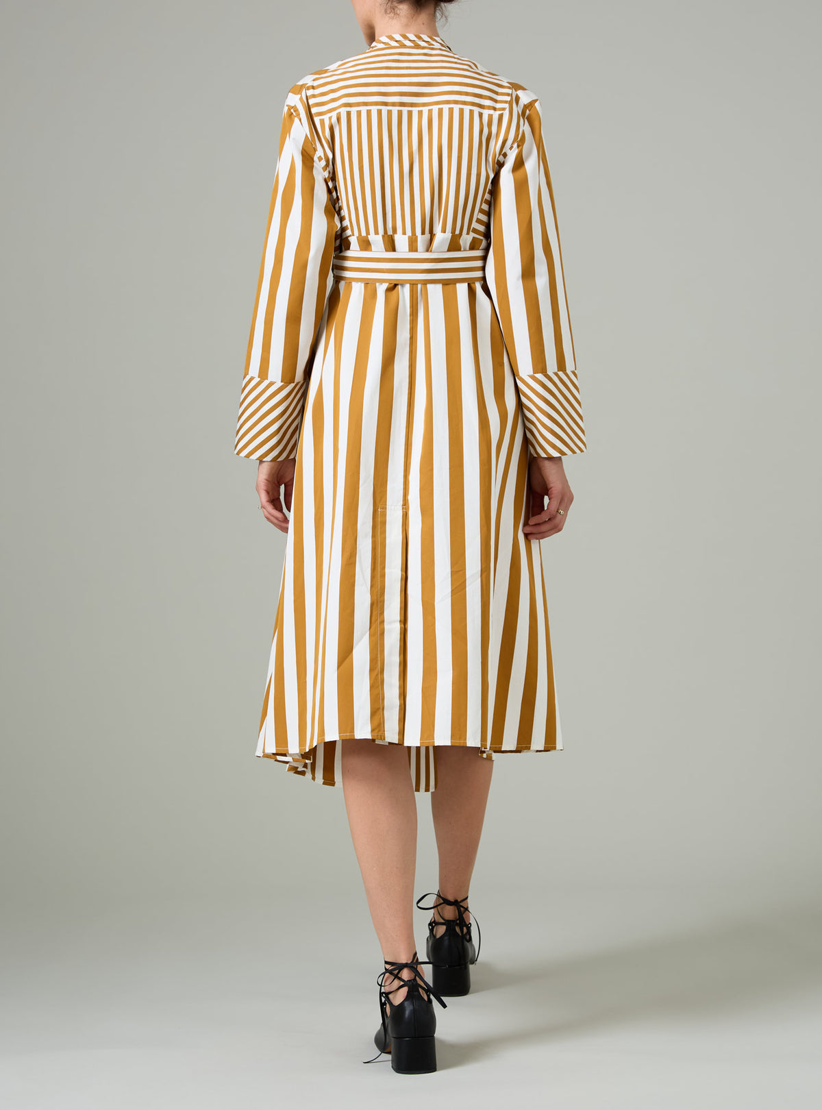 Sacha Robe-Dress - Lido Stripes - Tobacco
