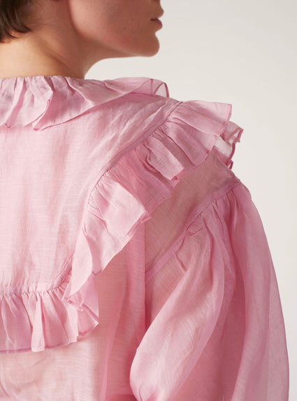 Vanina Blouse - Rose Petals - Lavender