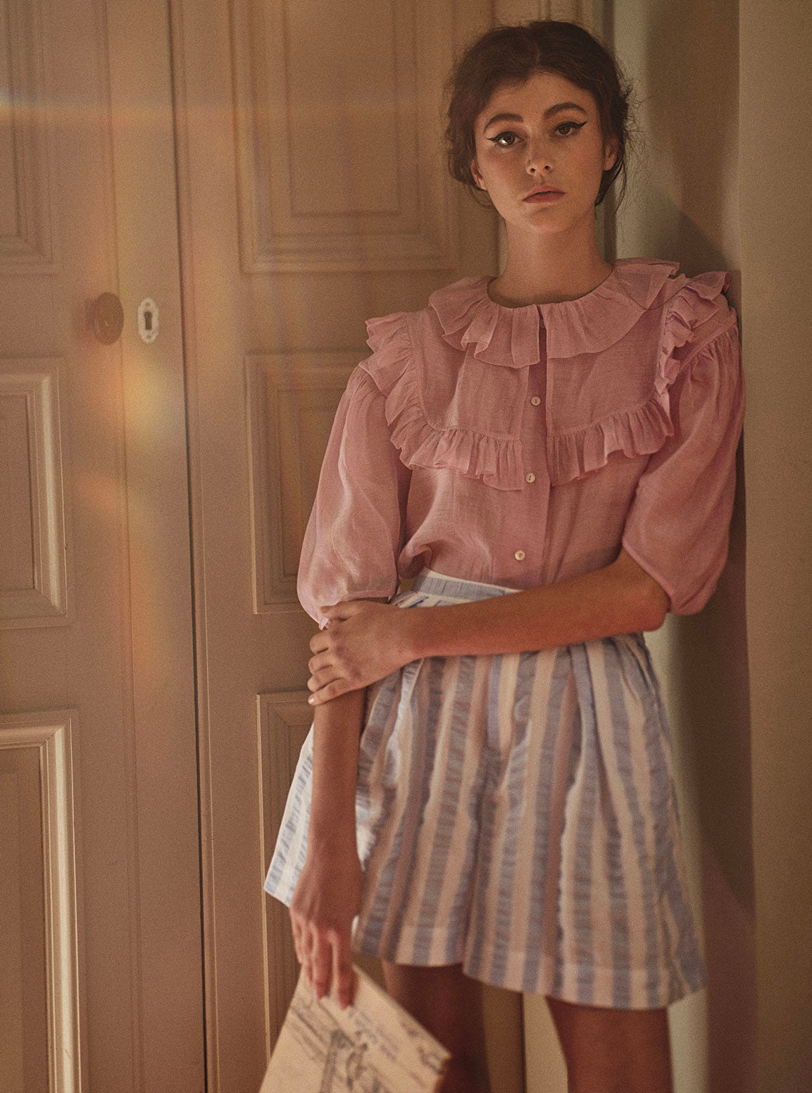 Vanina Blouse - Rose Petals - Lilac