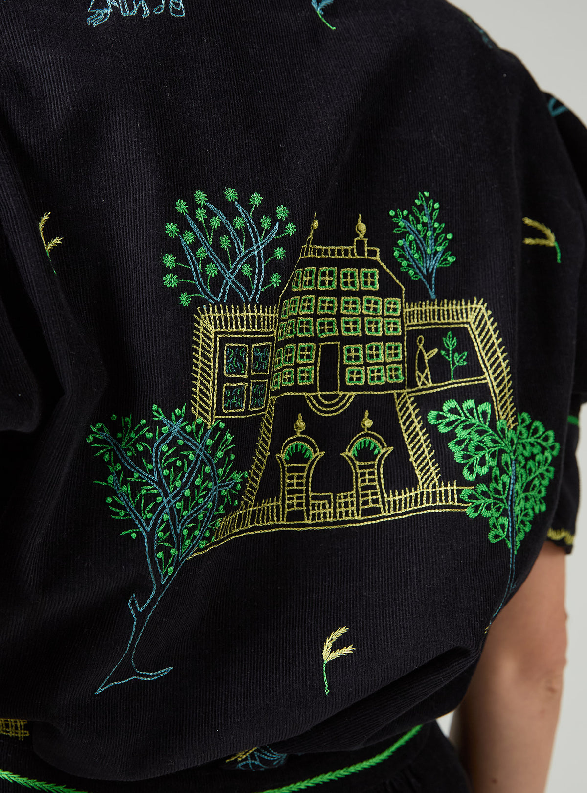 Vita Blouse - Pavilion Embroidery - Black