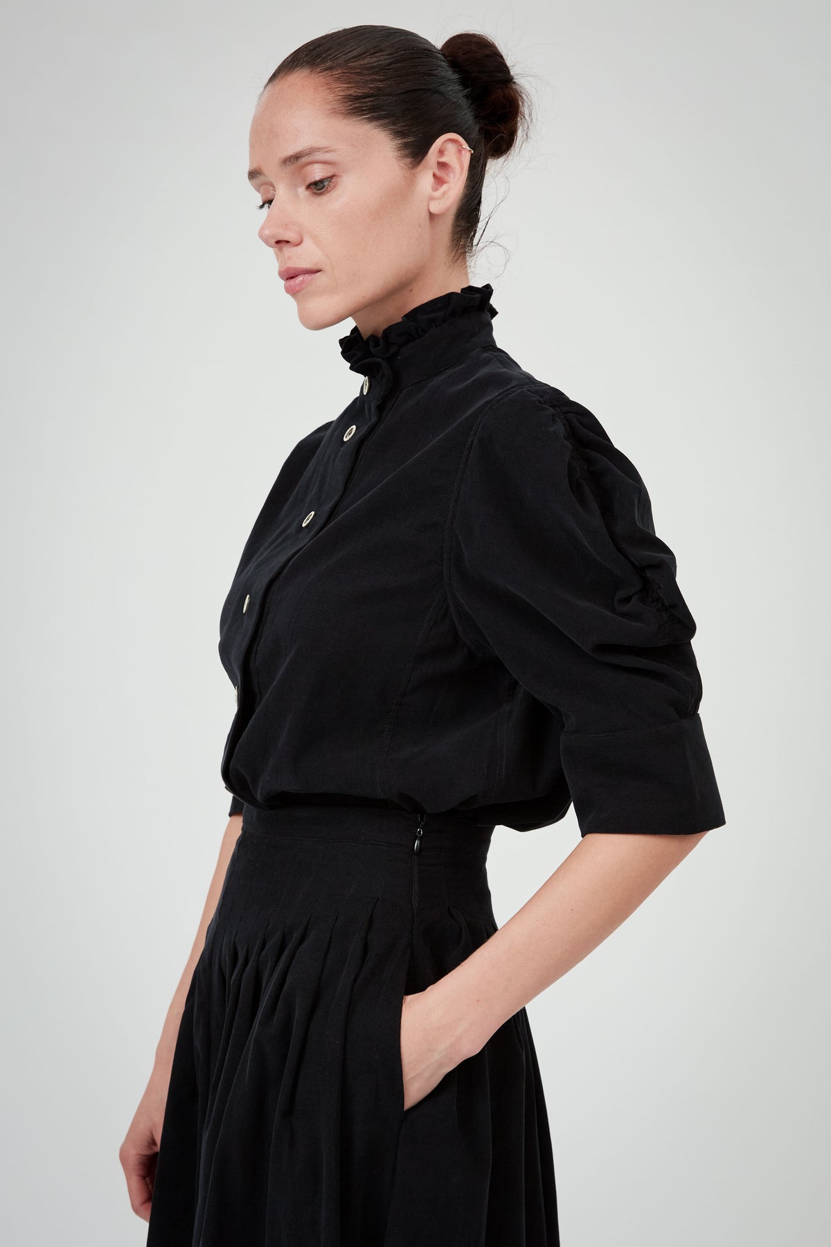 Vita Blouse - Tirolean Cord - Black