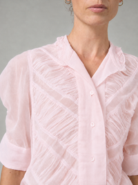 Vita Shirt - Lotus Pink - Gilded Age Ruffles